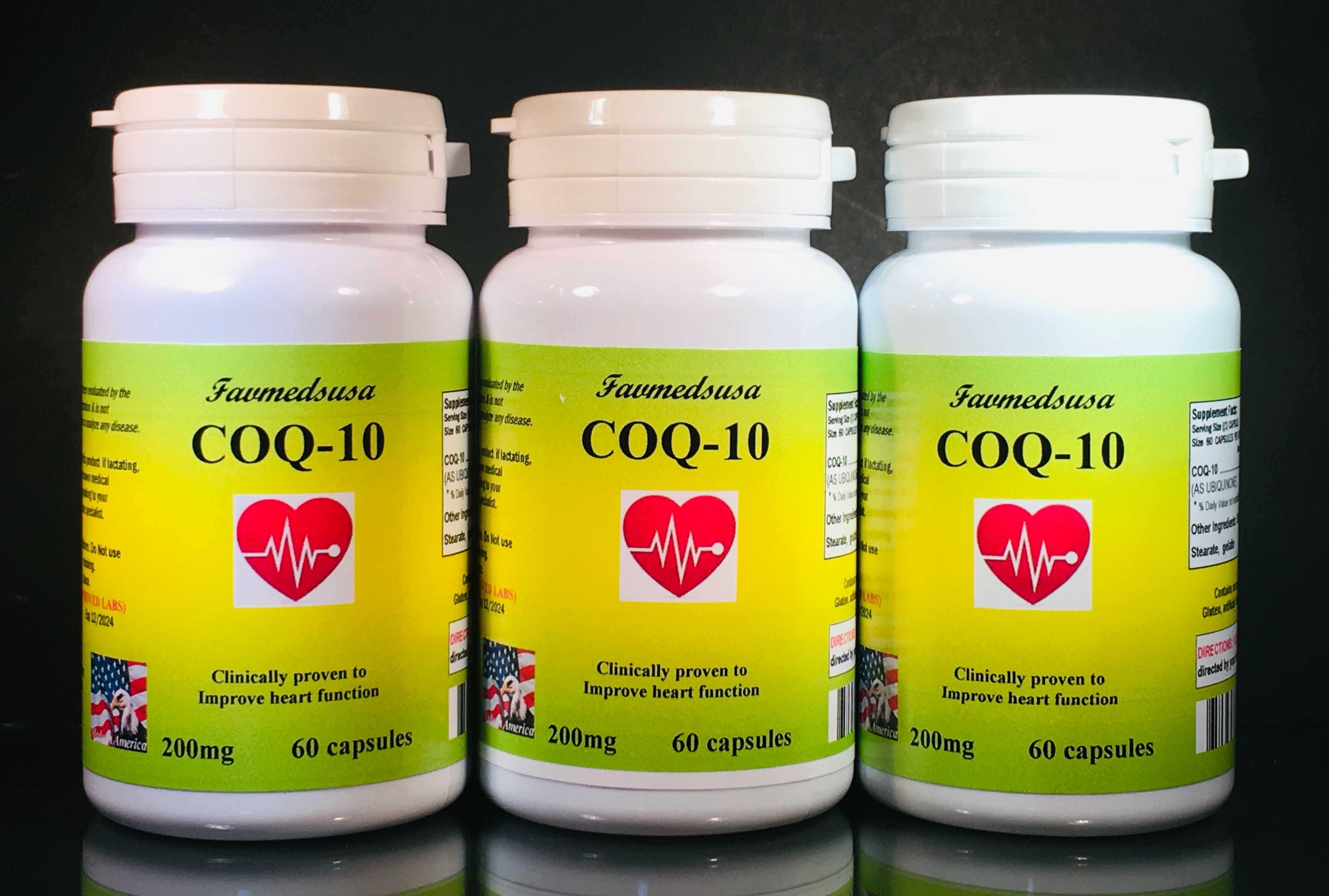 CoQ-10 200mg - 180 (3x60) capsules
